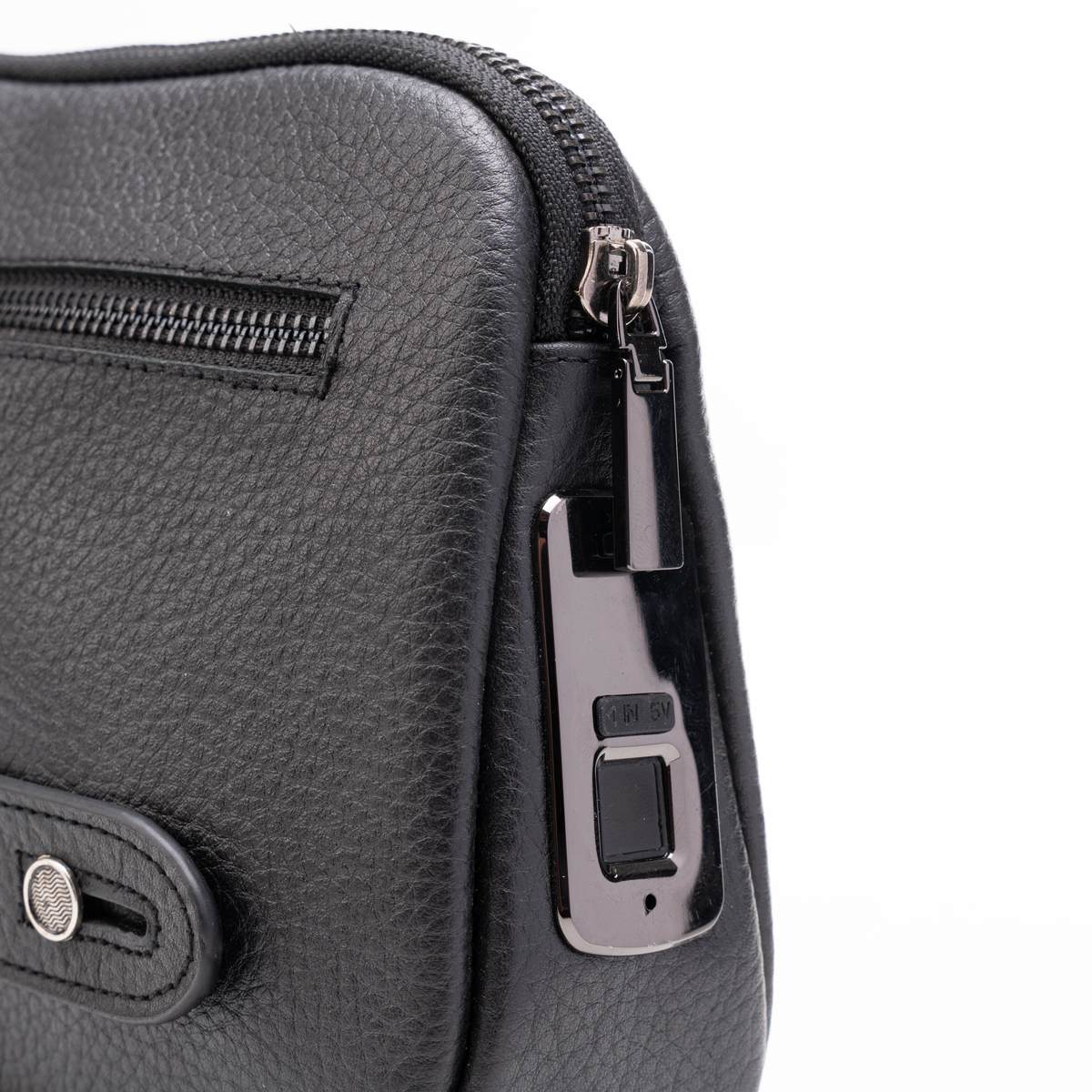 Fingerprint Lock Clutch Bag